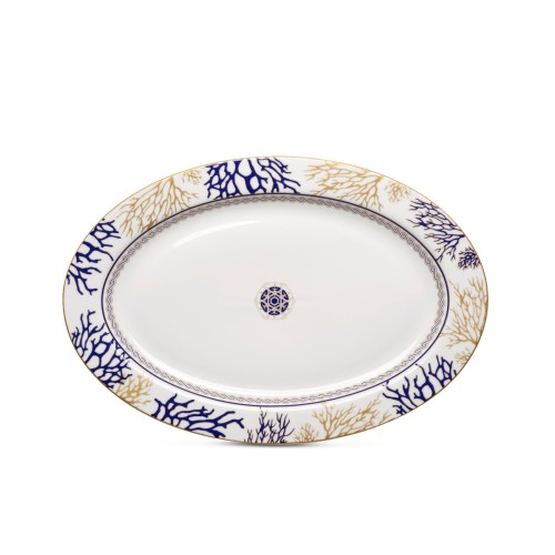 Блюдо сервірувальне Pozzi Milano Corallo овальна 36х25