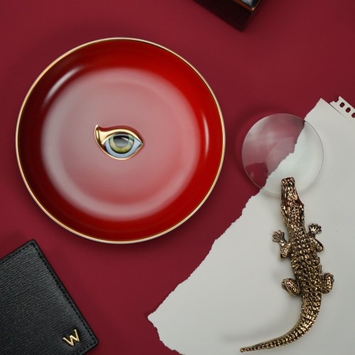 Набор тарелок L'Objet Lito-eye для канапе х4 Д15