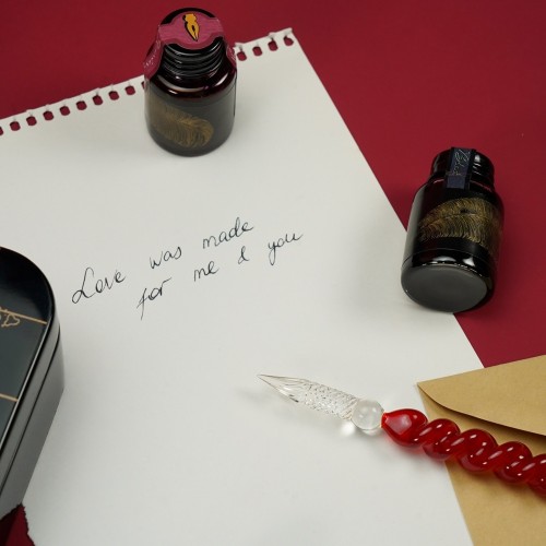 Набор для каллиграфии Authentic Models красный двойной