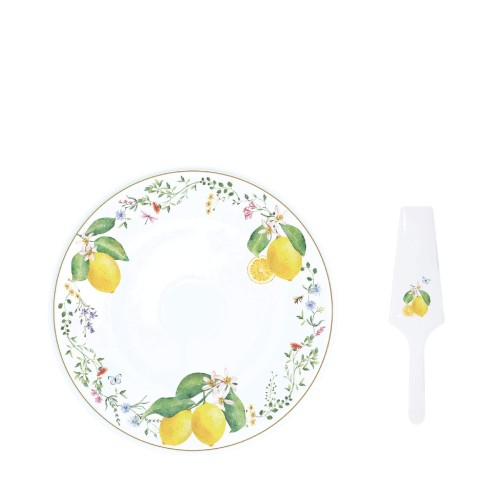 Підставка для торта і лопатка Easy Life Fleurs et Citrons Д32