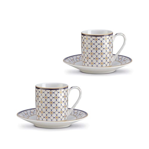 Чашки з блюдцем Pozzi Milano Charles х2 80мл