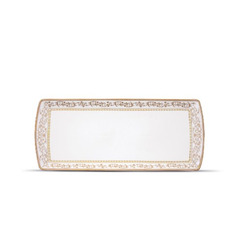 Сервировочное блюдо Pozzi Milano Golden 35х15