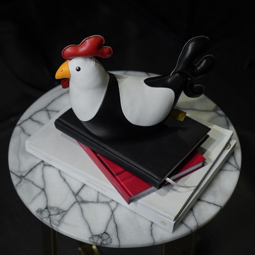 Прес-пап'є Zuny Півень чорно-білий