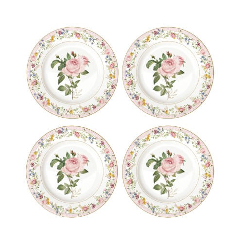 Набор тарелок Easy Life Chant des Roses Д19 х4