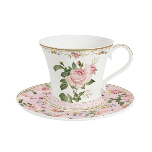 Чашка з блюдцем Easy Life Chant des Roses 350мл