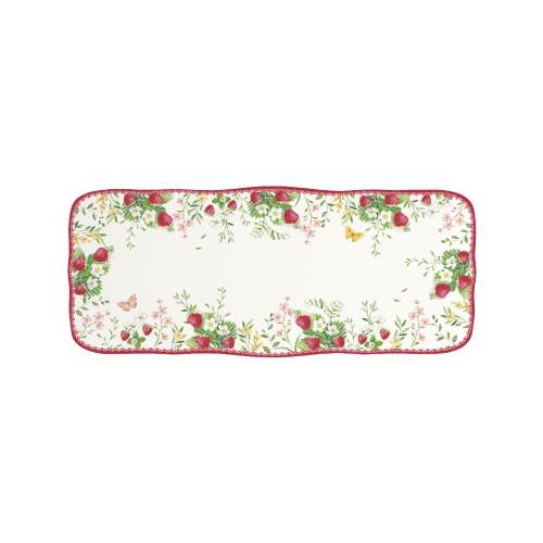 Блюдо сервировочное Easy Life Jardin des Fraises 36х15