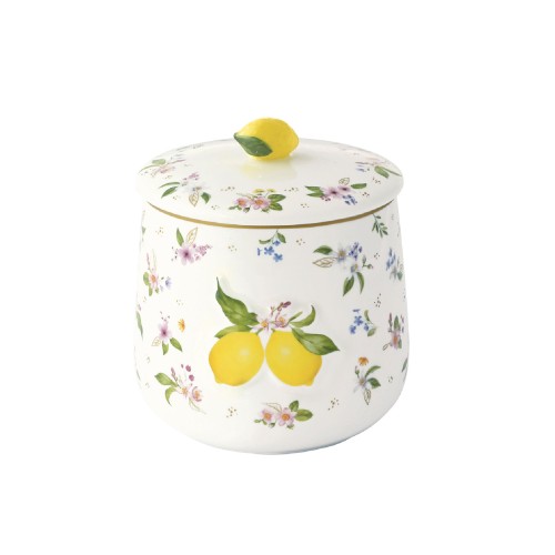 Банка для печенья Easy Life Fancy Fruit фарфоровая