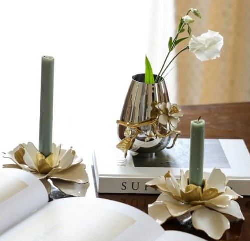 Подсвечники Michael Aram Gardenia Д14 х2