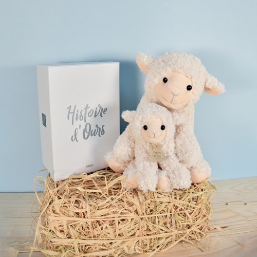 Мягкая игрушка Ягненок Histoire D'Ours белый В30