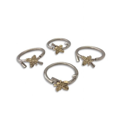 Кільця для серветок Culinary Concepts Бджола золота х4