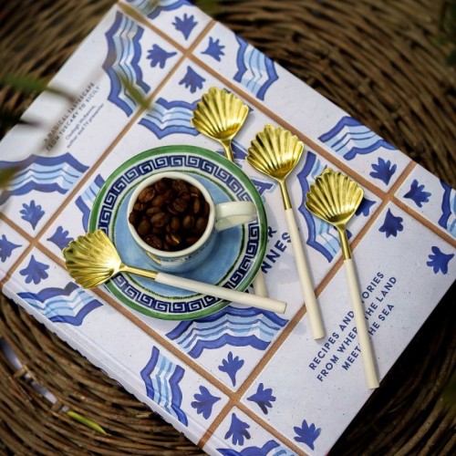 Набор десертных ложек Culinary Concepts Морская ракушка Д14 х4