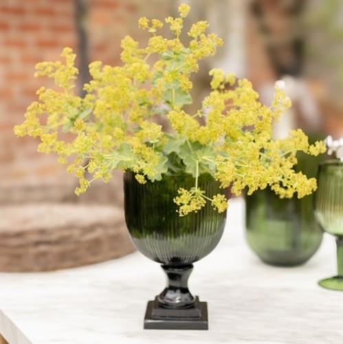 Ваза стеклянная Culinary Concepts Hurricane изумрудная В23