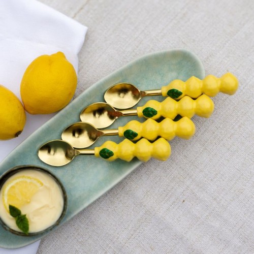 Набор кофейных ложек Culinary Concepts Лимоны Д14 х4