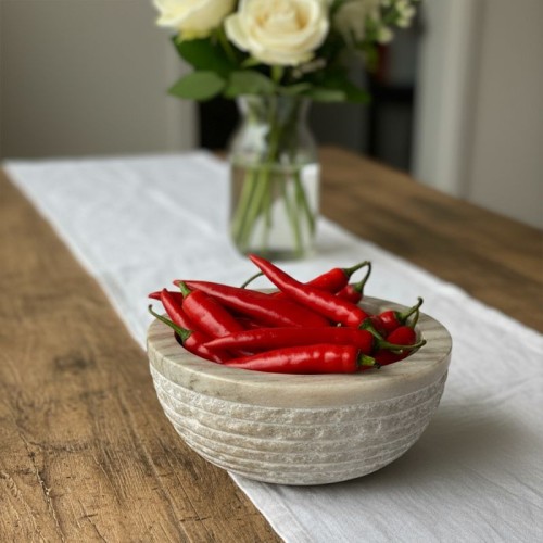 Чаша Culinary Concepts мраморная бежевая Д18