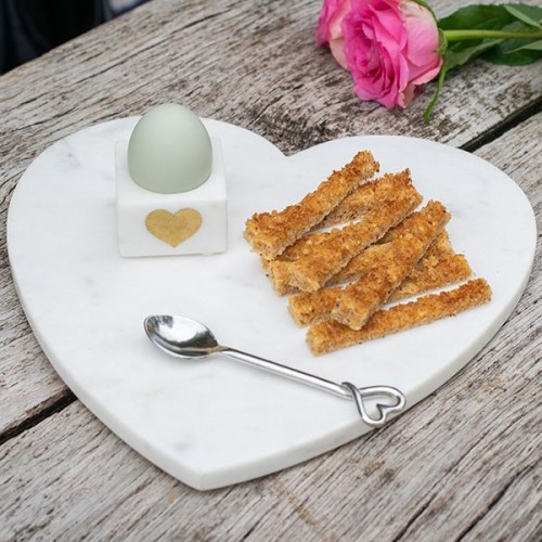 Дошка для сиру Culinary Concepts із мармуру у вигляді серця Д28