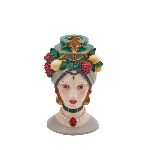 Подсвечник EDG Моро Сицилия Леди в зеленом В18