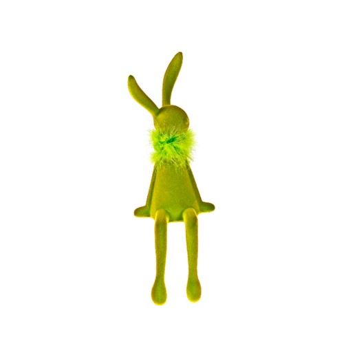 Статуетка ZELENA Кролик, що сидить В35 зелений