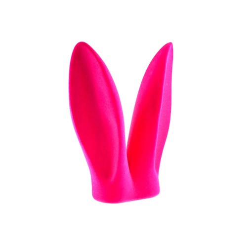 Статуетка ZELENA Вушка кролика оксамитові рожеві В26