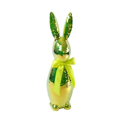 Статуетка ZELENA Кролик з бантом зелений В69