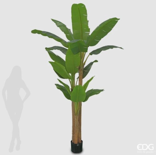 Искусственный вазон EDG Банан В280