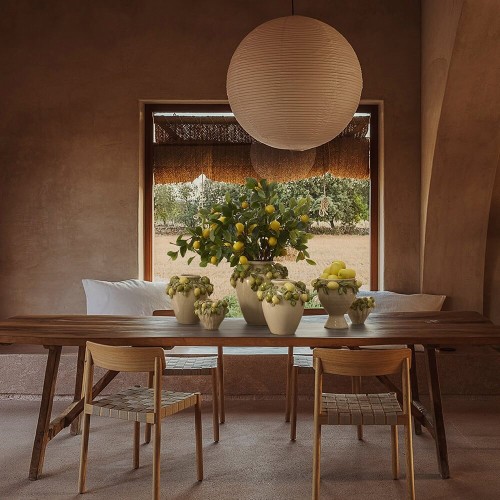 Ваза керамічна EDG Лимони на підставці В27