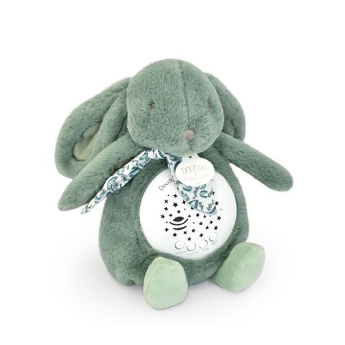 Нічник дитячий Doudou Lapin Кролик проектор музичний шавлієвий В19