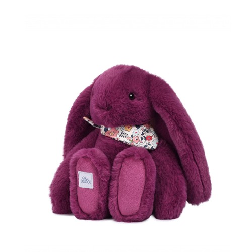 М'яка іграшка DouDou Lapin Fleurette Кролик сливовий В25