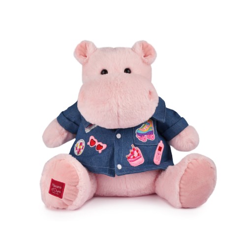 М'яка іграшка Бегемотик Histoire D'Ours рожевий В38