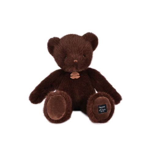Плюшевий ведмедик Тедді Histoire D'Ours Le Nounours Clementin коричнево-журавлинний В38