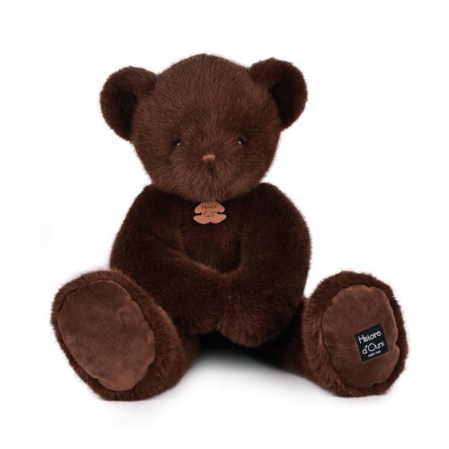Плюшевый мишка Тедди Histoire D'Ours Le Nounours Clementin коричнево-клюквенный В60