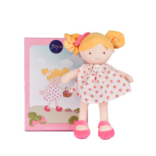 М'яка іграшка DouDou Pretty Лялька дівчинка полуниця В28