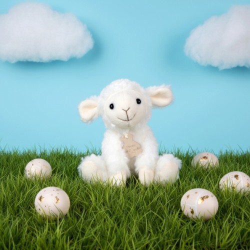 М'яка іграшка Ягня Histoire D'Ours біле В15