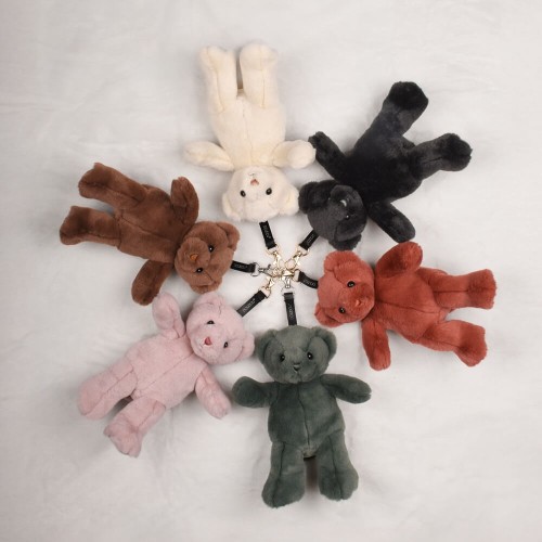 Брелок DouDou Bijoux De Sac Ведмедик білий В20