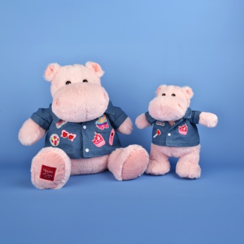 М'яка іграшка Бегемотик Histoire D'Ours рожевий В38