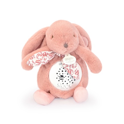 Нічник дитячий Doudou Lapin Кролик проектор музичний рожевий В24