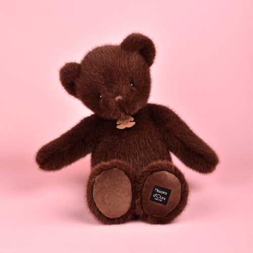 Плюшевий ведмедик Тедді Histoire D'Ours Le Nounours Clementin коричнево-журавлинний В38