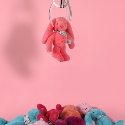 М'яка іграшка DouDou Lapin Fleurette Кролик кораловий В25