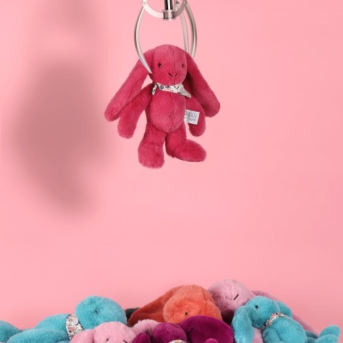 М'яка іграшка DouDou Lapin Fleurette Кролик фуксія В25