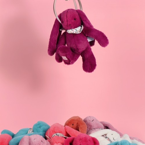 М'яка іграшка DouDou Lapin Fleurette Кролик сливовий В35
