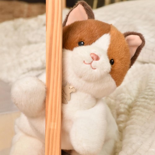 М'яка іграшка Histoire D'Ours Les P'tits Relax Котик біло-коричневий В30