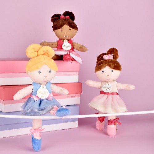 Мягкая игрушка DouDou Les Ballerines балерина голубая В20