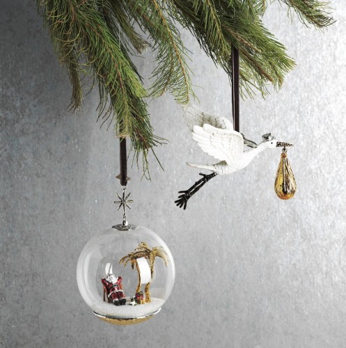 Новогодний шар Michael Aram Ornaments Санта на пляже В15