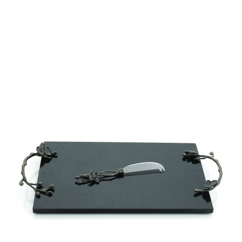 Дошка для сиру Michael Aram Black Orchid чорний мармур 46х26