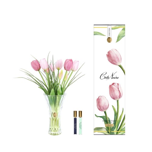 Аромадиффузор Cote Noire Flower Тюльпаны шарантские розовый 2 парфюма
