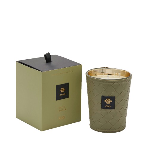 Аромасвічка EDG Cuir Olive flower В16