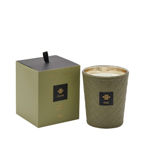 Аромасвічка EDG Cuir Olive flower В18