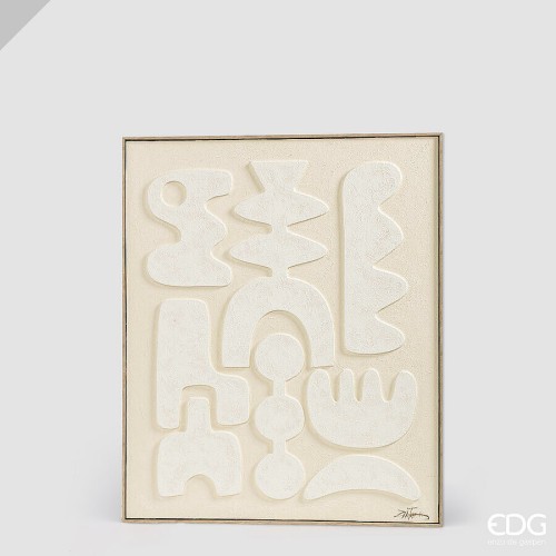 Картина EDG Абстракция Символ холст айвори 100х80