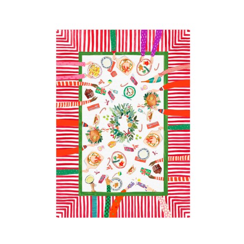 Скатерть на стол Tessitura Toscana Hand on Xmas 270х170