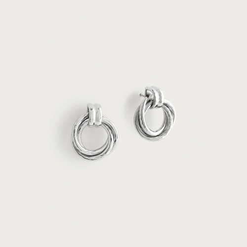 Сережки Anabel Aram Neptune Triple Ring срібні