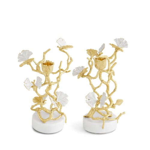 Подсвечники Michael Aram Butterfly Ginkgo Gold В23 х2